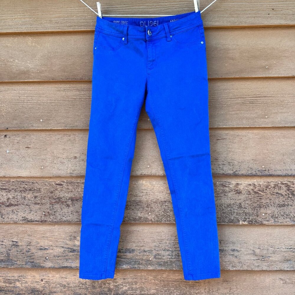 DL1961 Emma Leggings Ocean Blue Skinny Jeans Size 28